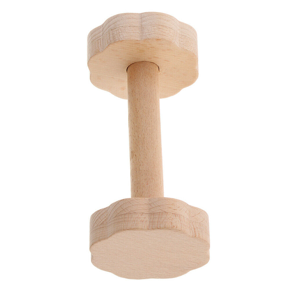 Wooden Musical Maracas Rattle Baby Hand Shaker Percussion Instrument
