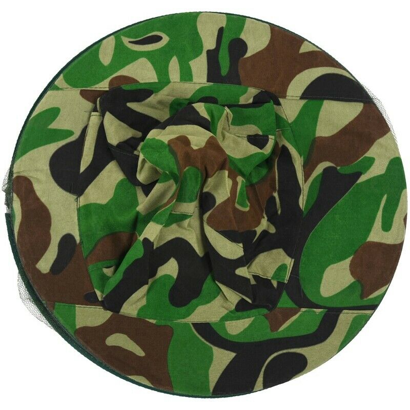 Camouflage Patten Beekeeper Hat Beekeeping Face  C8G3