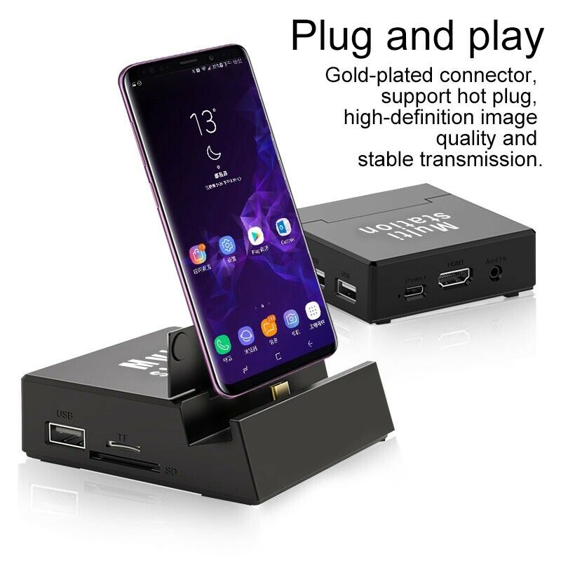 USB Type C to MI HUB Dock Station Power Adapter for Huawei P30 P20 Pro USB TypD5