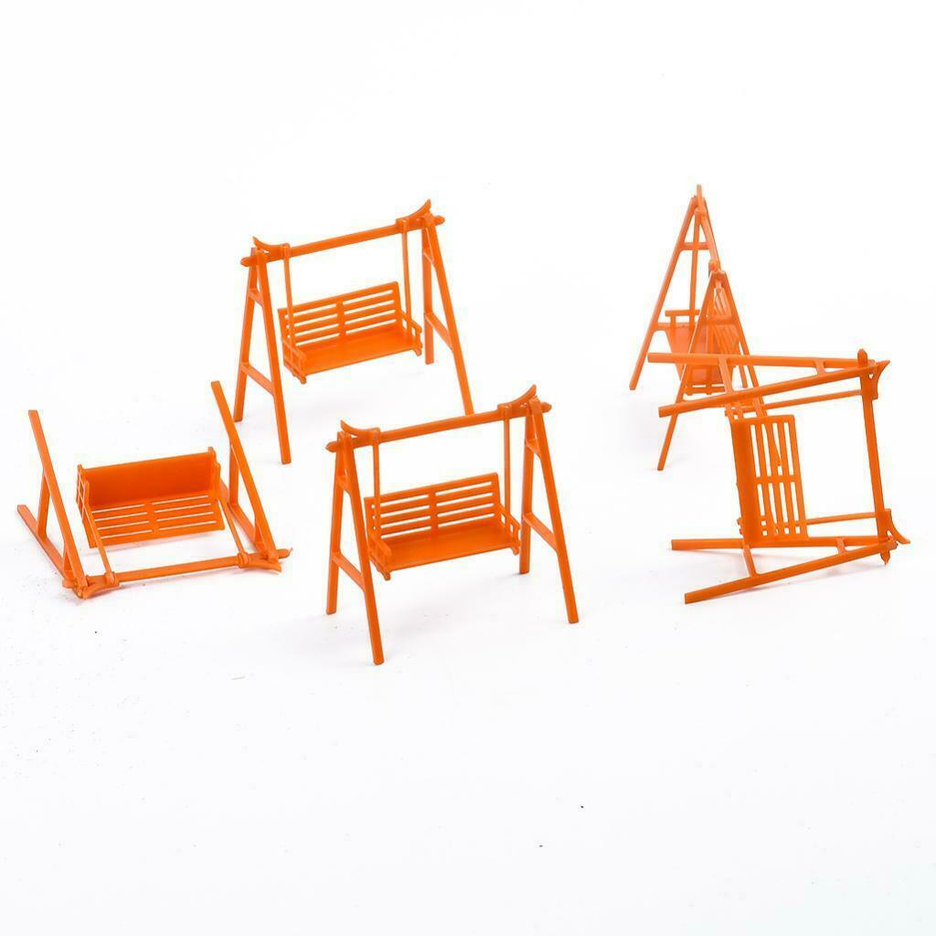 Minitures Ornament Decoration Furniture Toys Street Garden Decor Orange