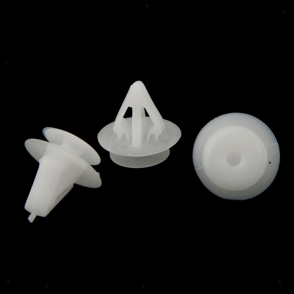 Car Door Buckle Plastic Sheeting/Interior Panels Snaps for Mazda White
