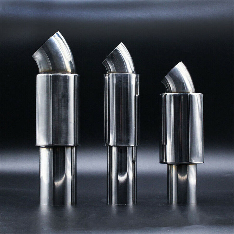 Stainless Steel Car Muffler Exhaust Pipe Tip Resonator 2.5 "inlet to 2.5" outlet