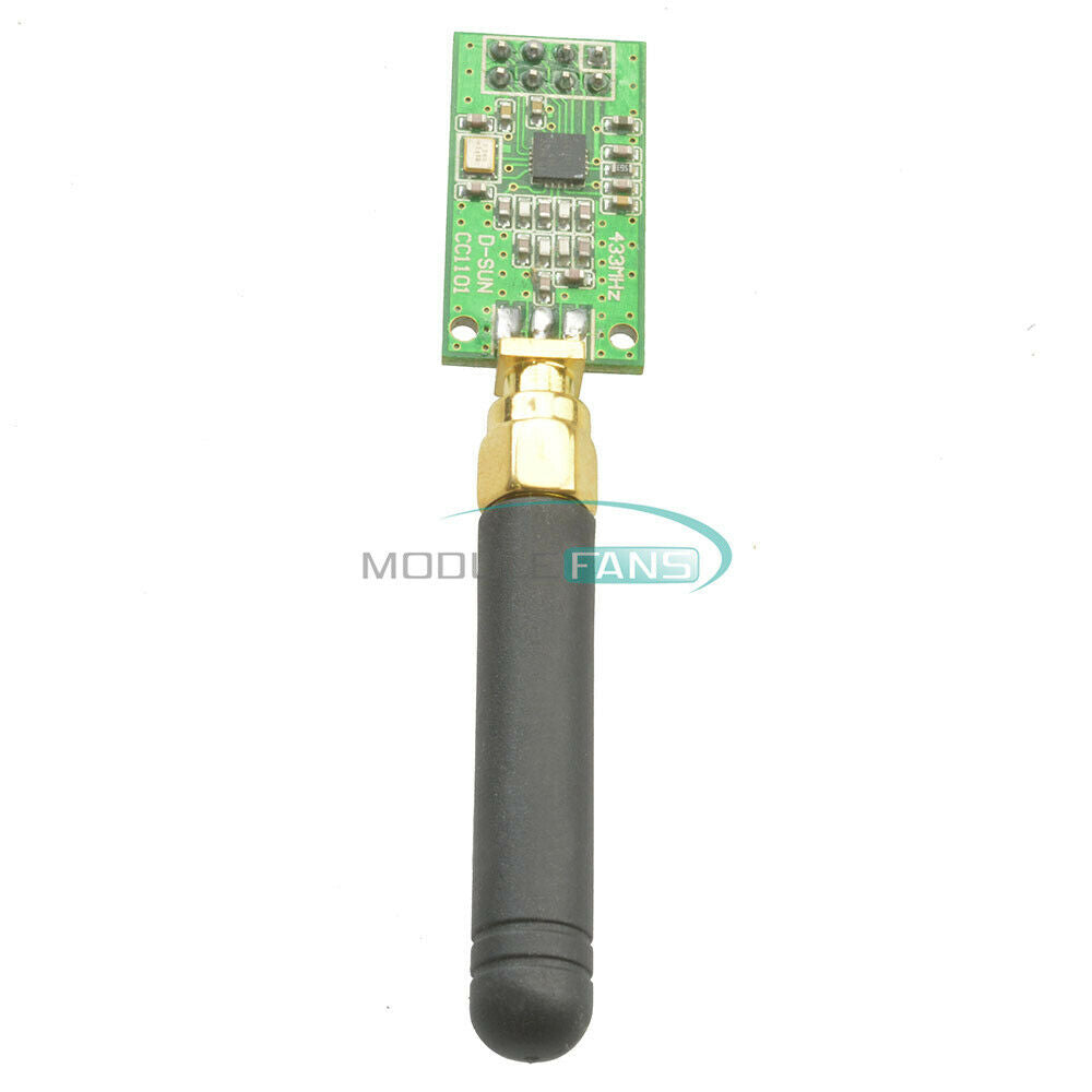 2PCS CC1101 Wireless Transceiver 315/433/868/915MHZ + SMA Antenna Wireless MF