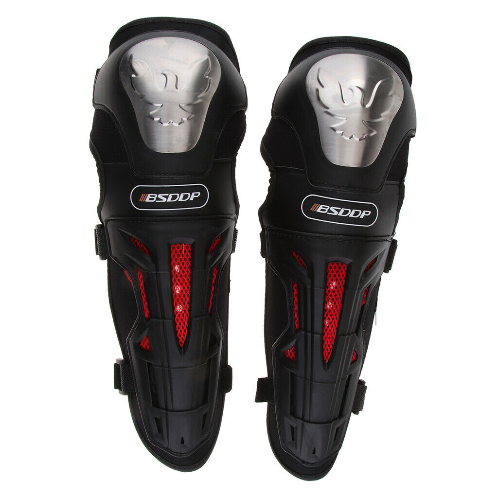 4Pieces Adults EVA Motorcycle ATV Motocross Elbow Knee Pads Shin Guards