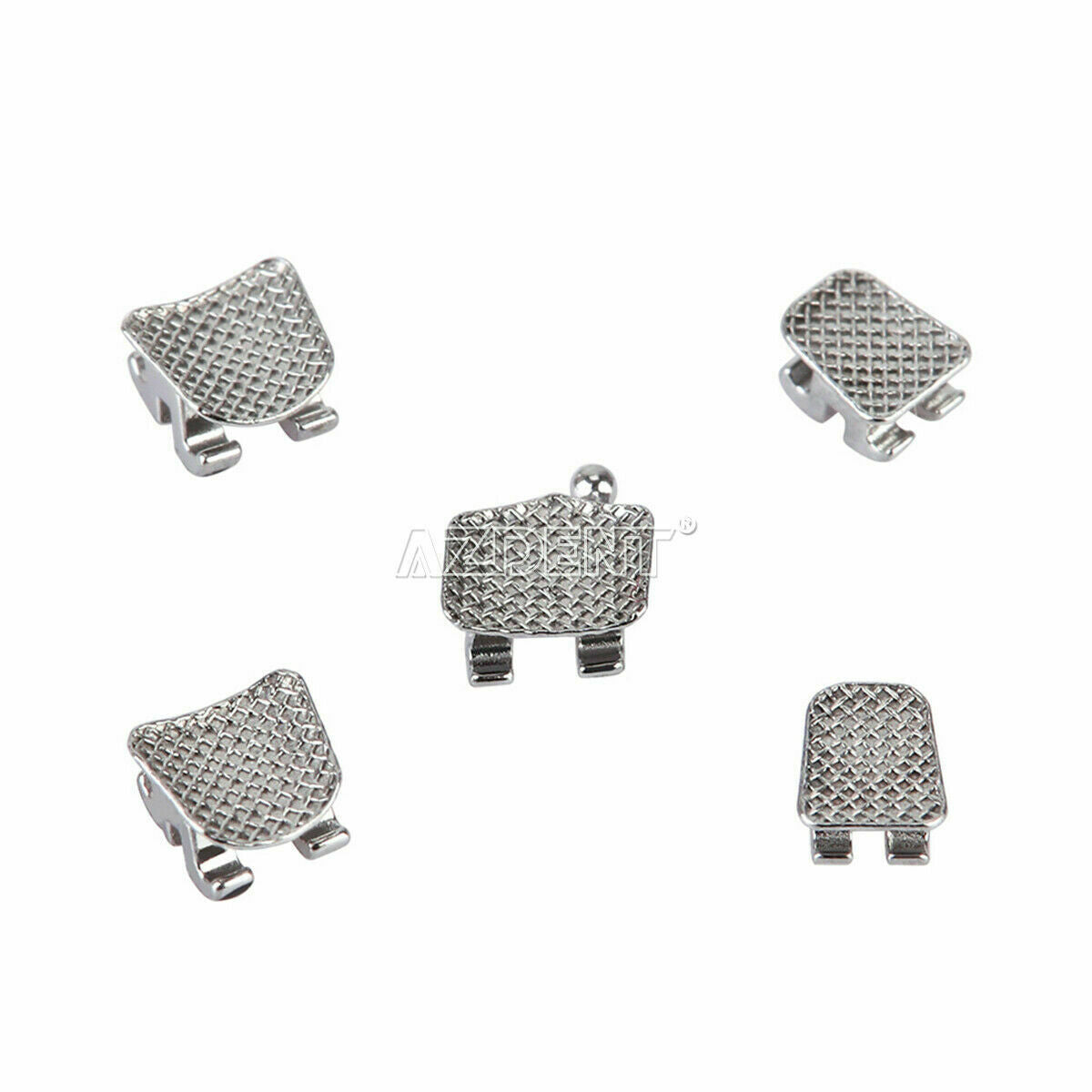 30 X Dental Orthodontic Metal Brackets Braces Split Welding Roth018 Hooks 3-4-5