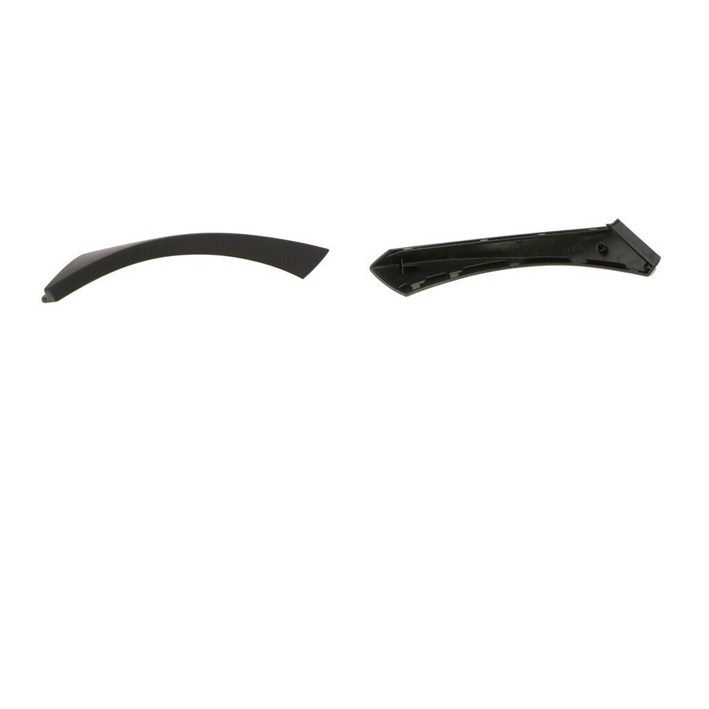 2X Right Inner Door Panel Handle Outer Trim for 04-12 BMW E90 3-Series Black