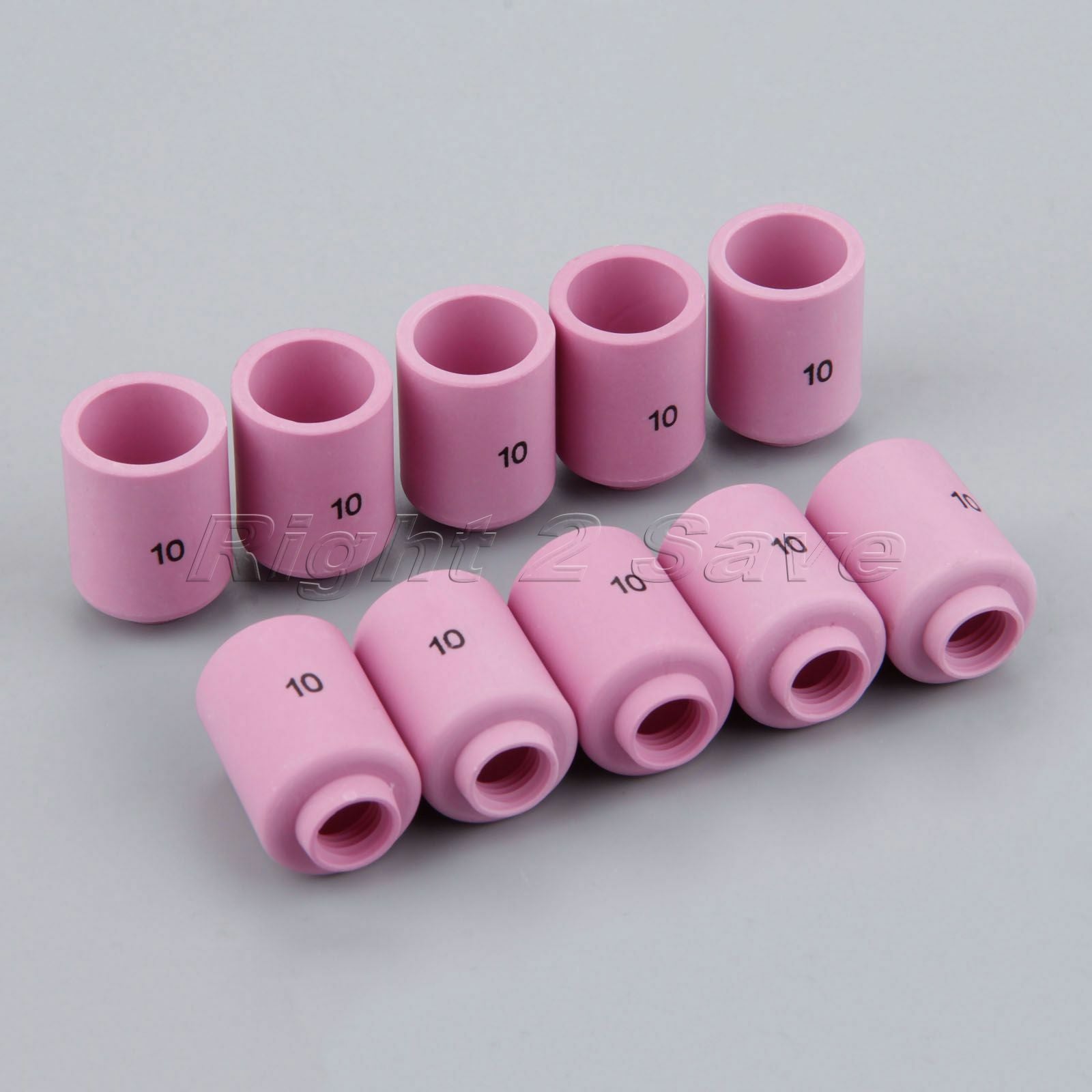 For 9 20 And 25 Torches Durable Ceramic TIG Welding Cup Nozzle 13N13 #10 10Ã—