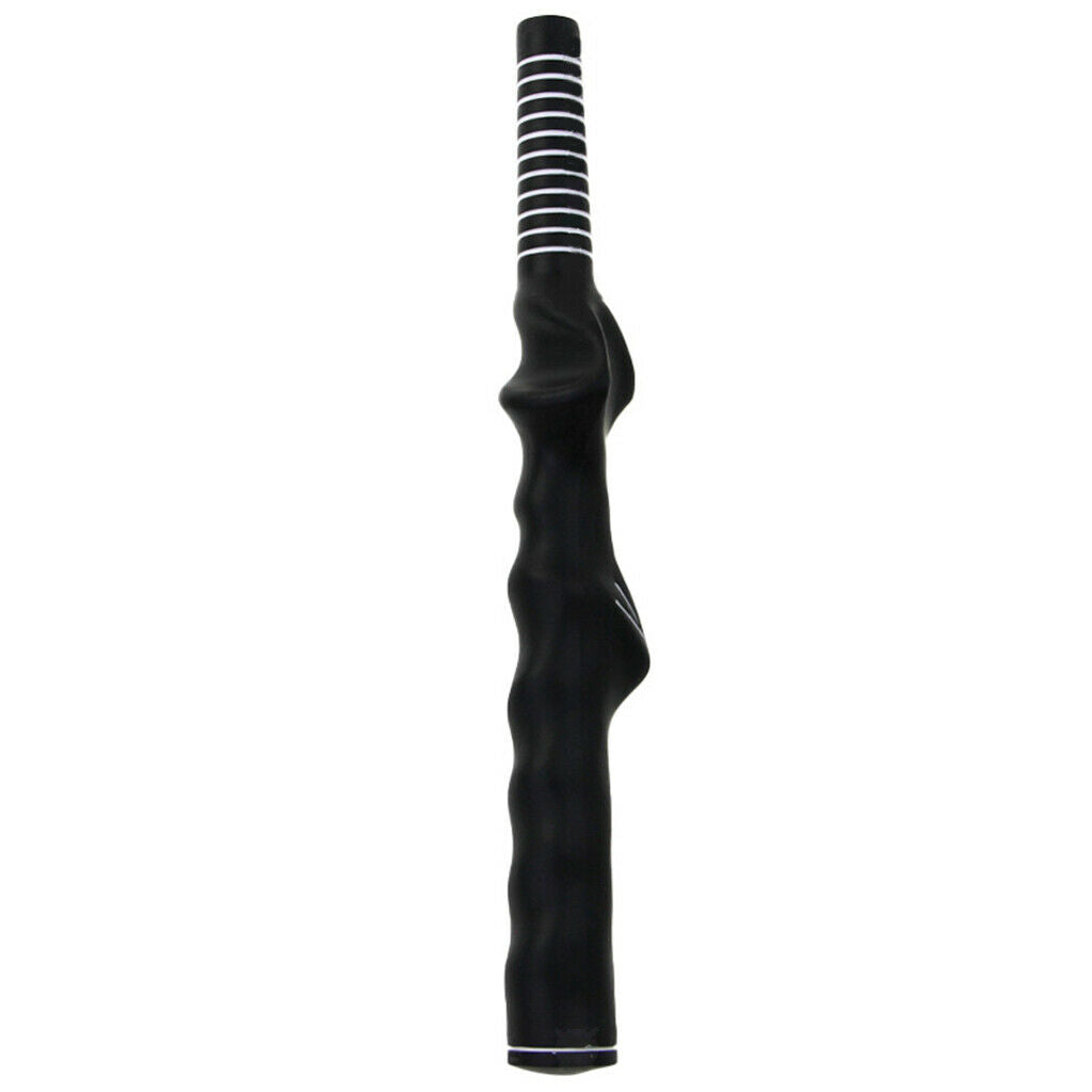 Golf Grip Hand Position Corrector Guide Training Aid Black White 9.15mm