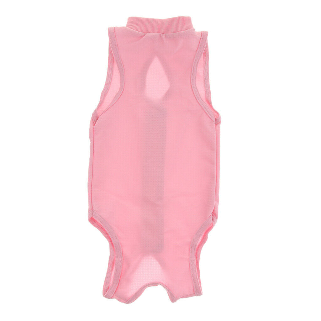 Cat Recovery Suit for Abdominal Wounds E-Collar   Pink M