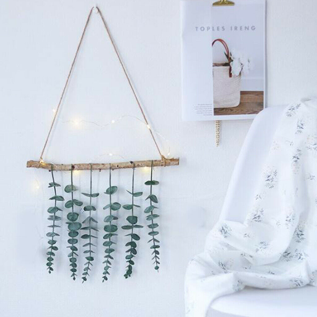 Artificial Eucalyptus Wall Hanging Decor Vine Greenery Backdrop Wedding