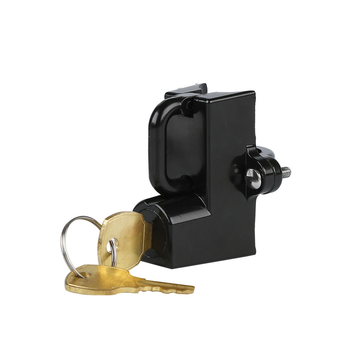 Black 7/8" 22mm Motorbike Bikers Choice Motorcycle Helmet Lock With Two Keys