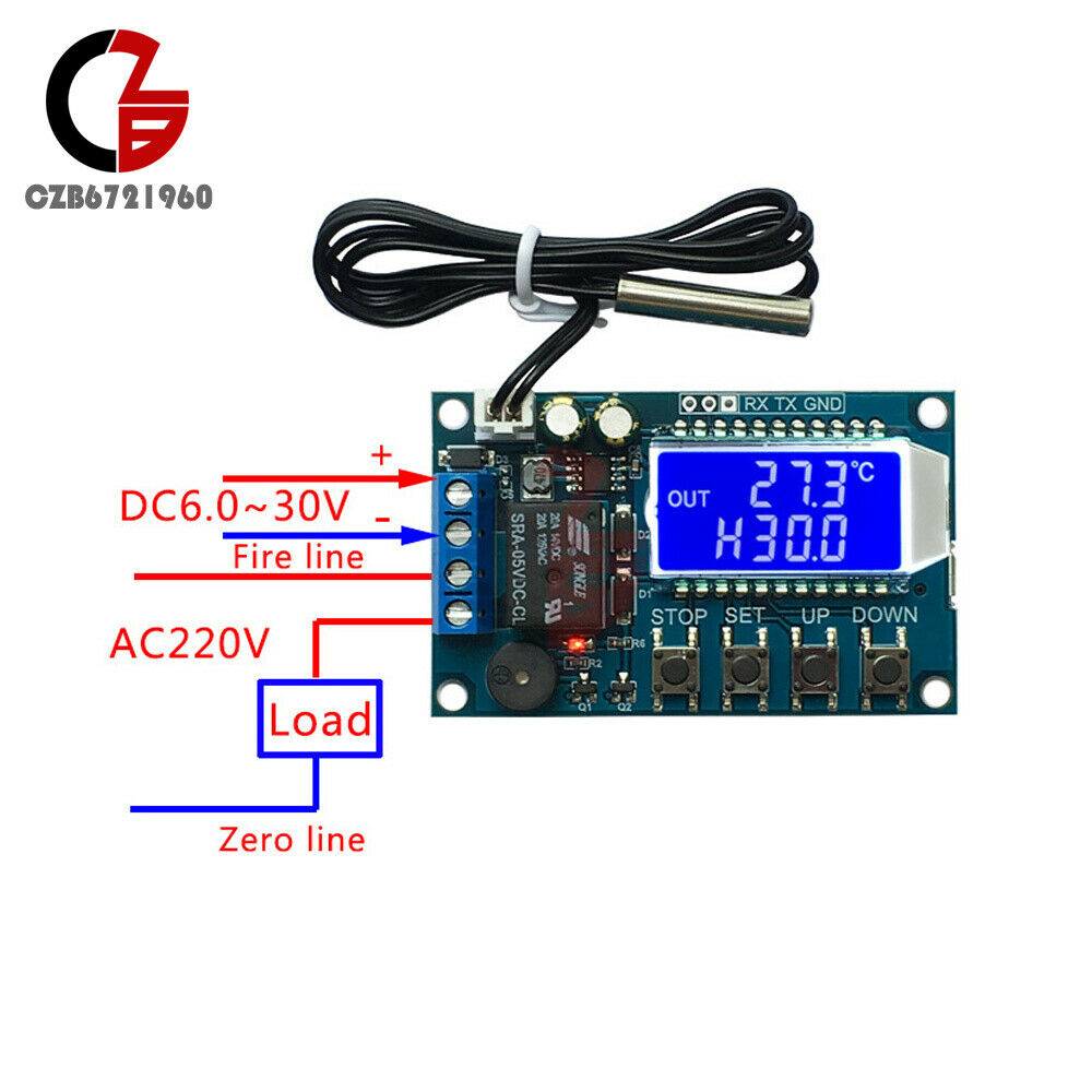 Digital Thermostat Heating Refrigeration Temperature Controller Module NTC10K