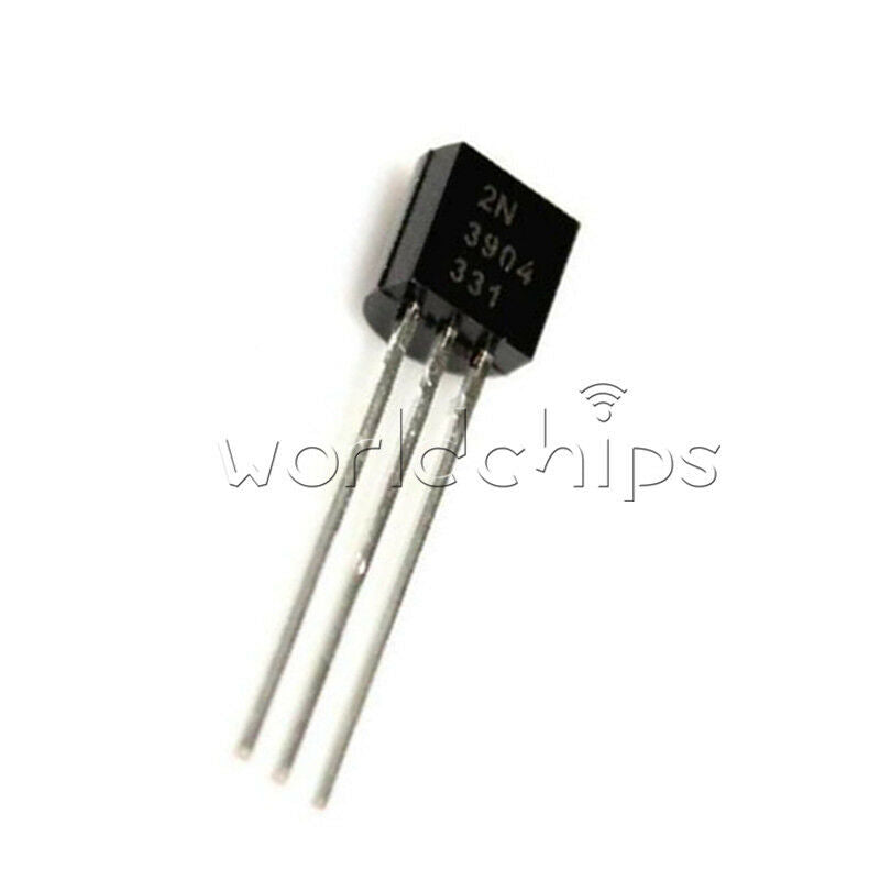 New 100Pcs 2N3904 TO-92 NPN General Purpose Transistor