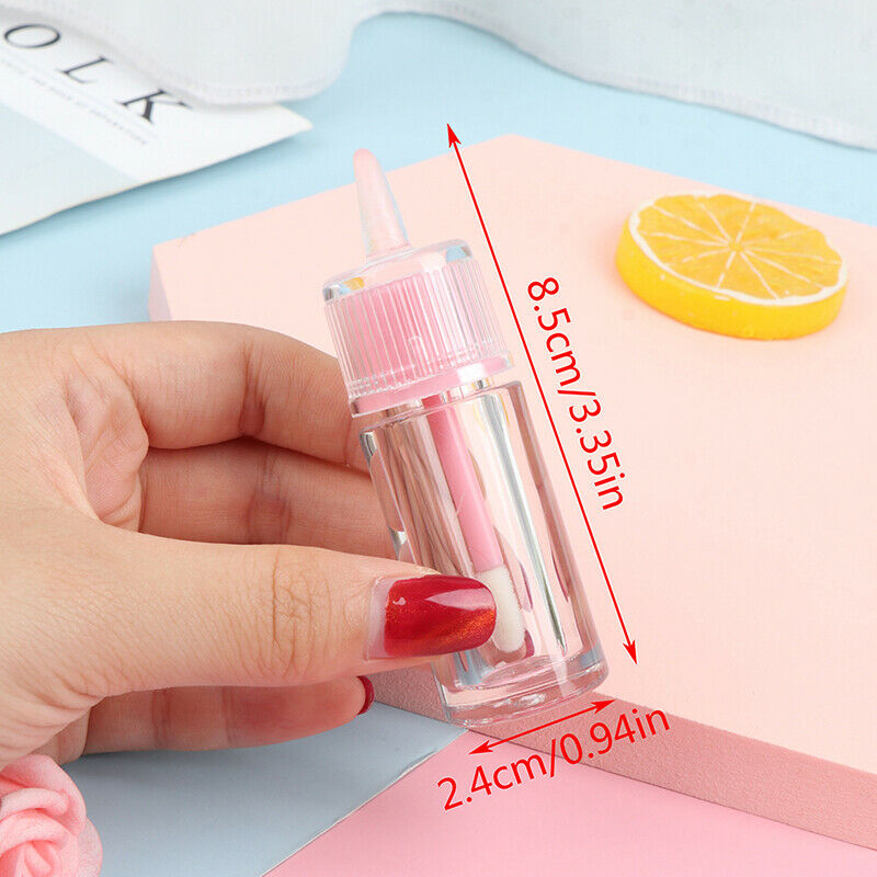 Baby bottle Empty Lip Gloss Tubes Lip Container Plastic Labial Glaze BottleBDAU