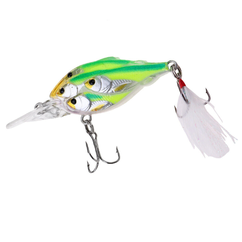 Fishing Line Winder Fishing Lures Baits Minnow Baits Crankbait Tackle Green