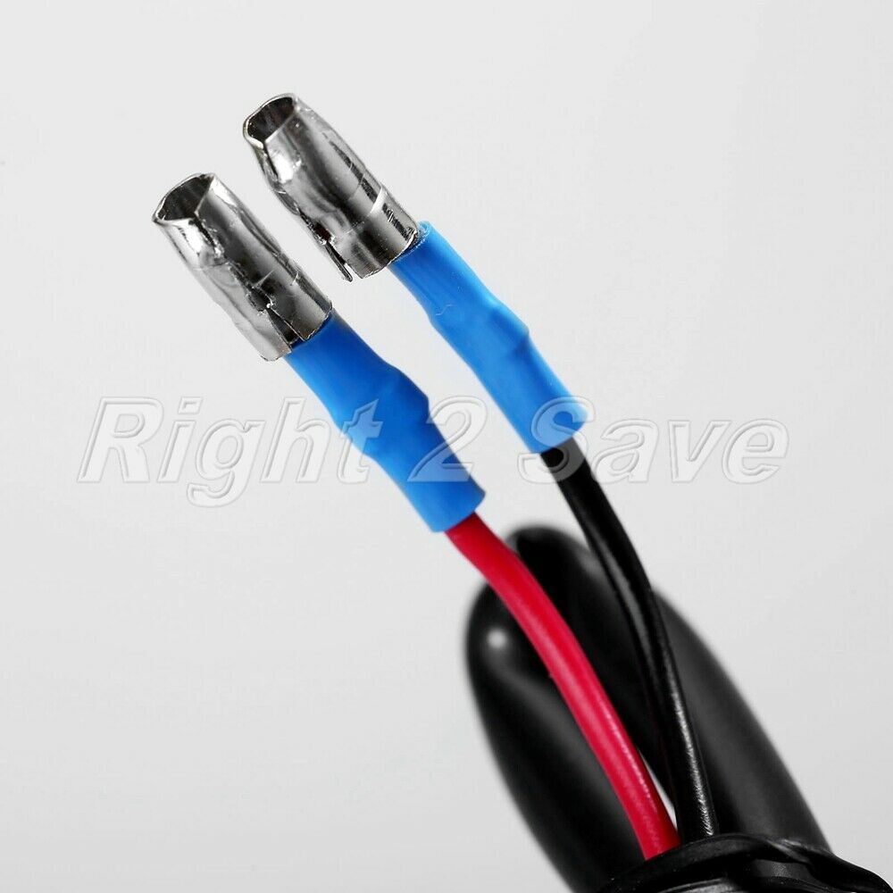 10mm 12V Motorcycle Yellow LED Clear Lens Turn Signal Indicator Sidemarker Light