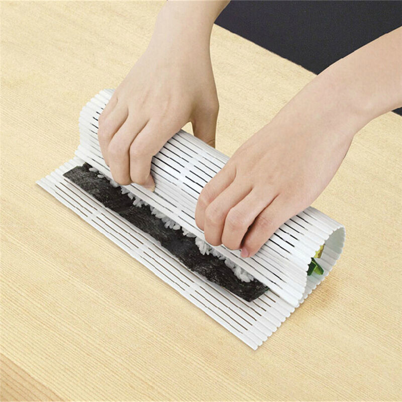 Practical Sushi Rolling Roller Plastic Material Mat Maker Kitchen DIY Ho.l8