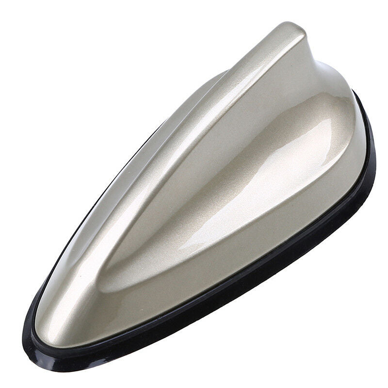 High Gloss Carbon Fiber Style Fin Antenna Radio Signal Aerial for Car Roof Decor