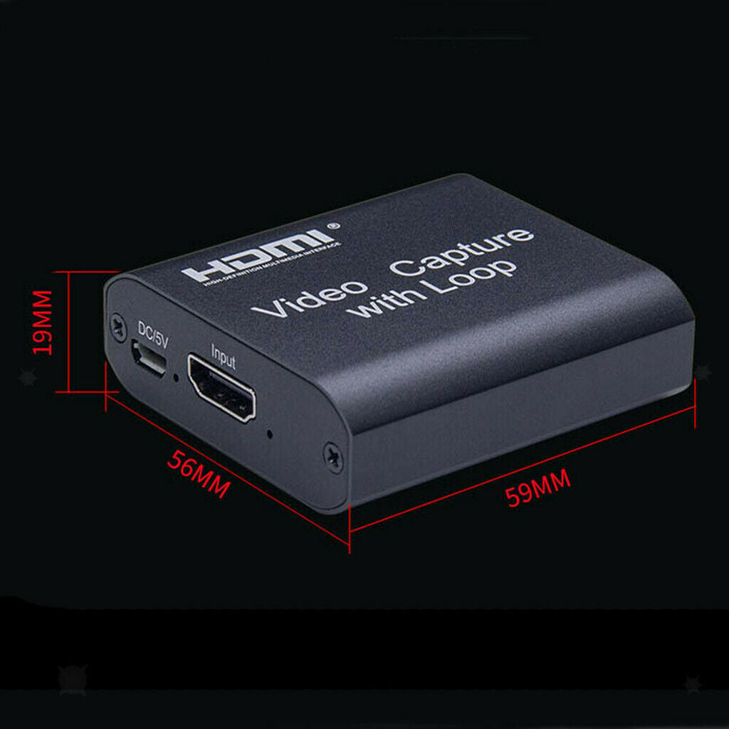 1080P HDMI USB 2.0 Video Capture Card + HDMI to 3 RCA AV Converter Adapter