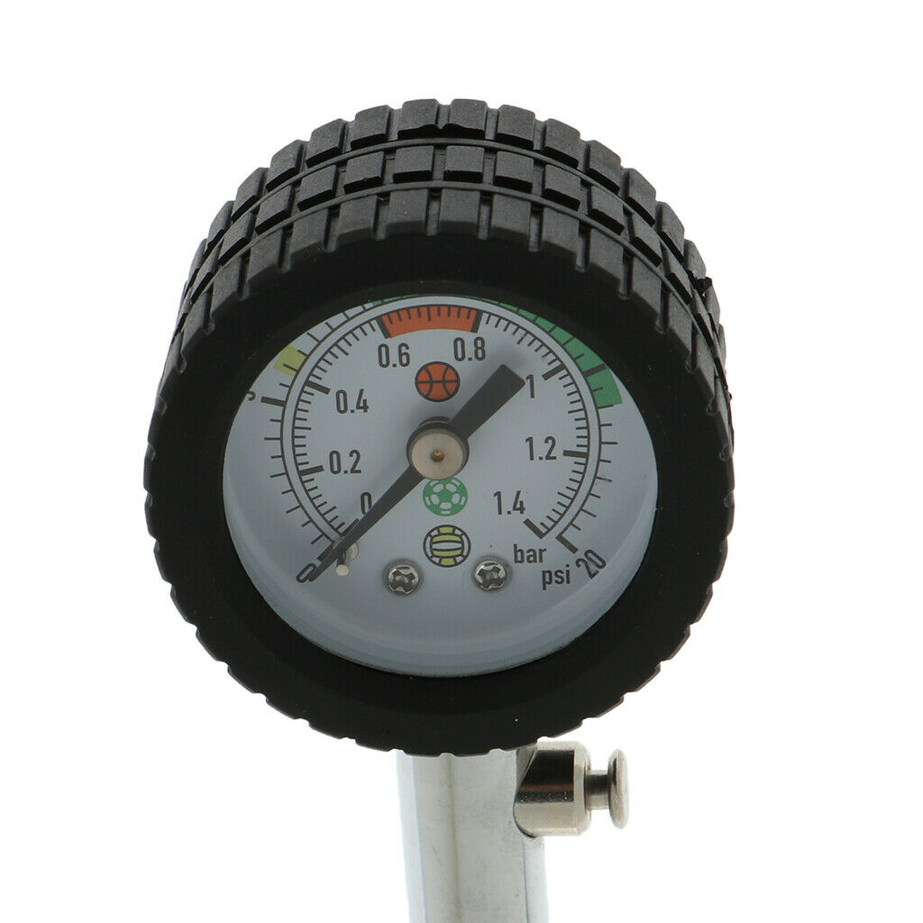 Ball Pressure Gauge Reader Football Rugby Basketball Volleyball Air