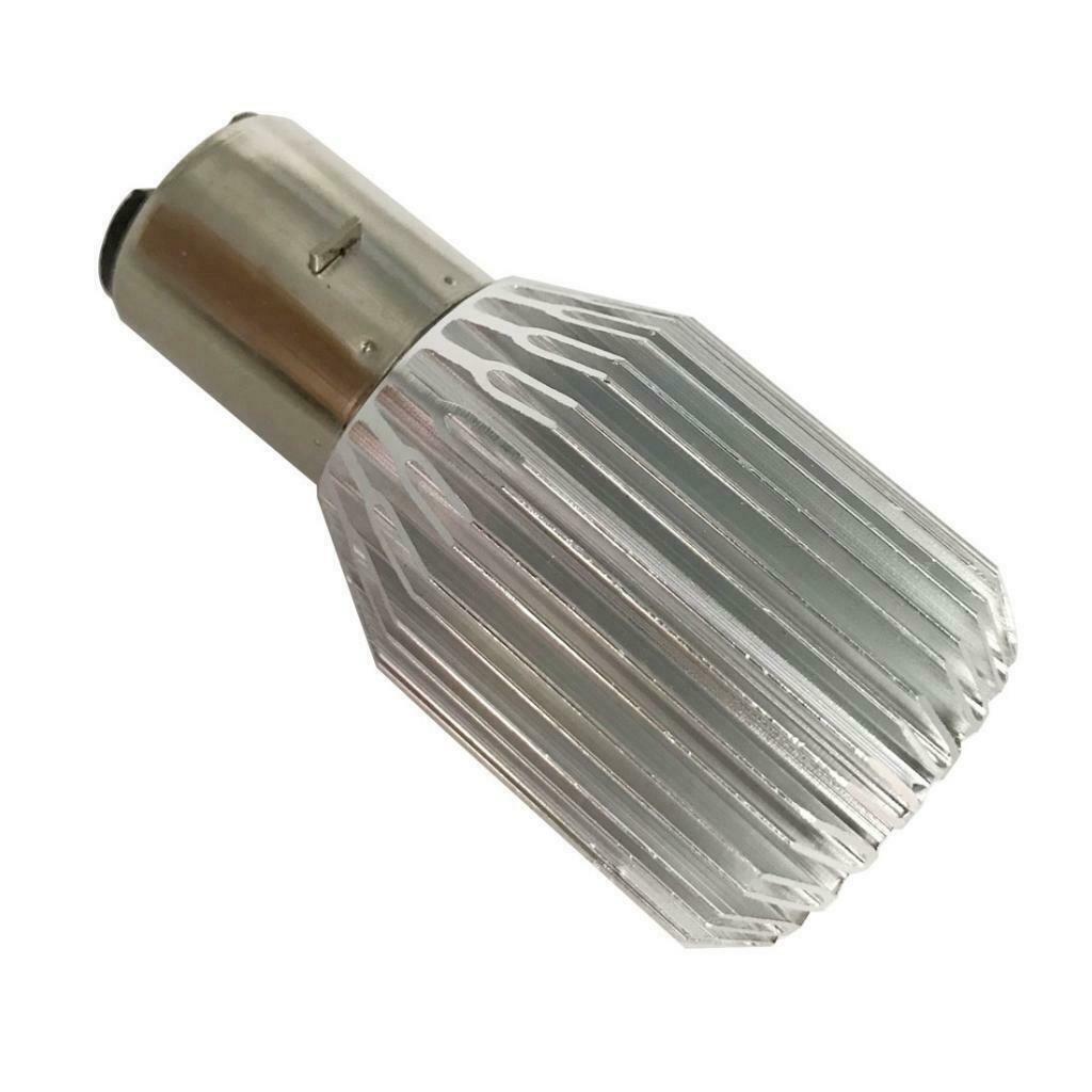 BA20D LED Headlight Blub Light 12-60V 12W COB Motorcycle Motorbike Scooter