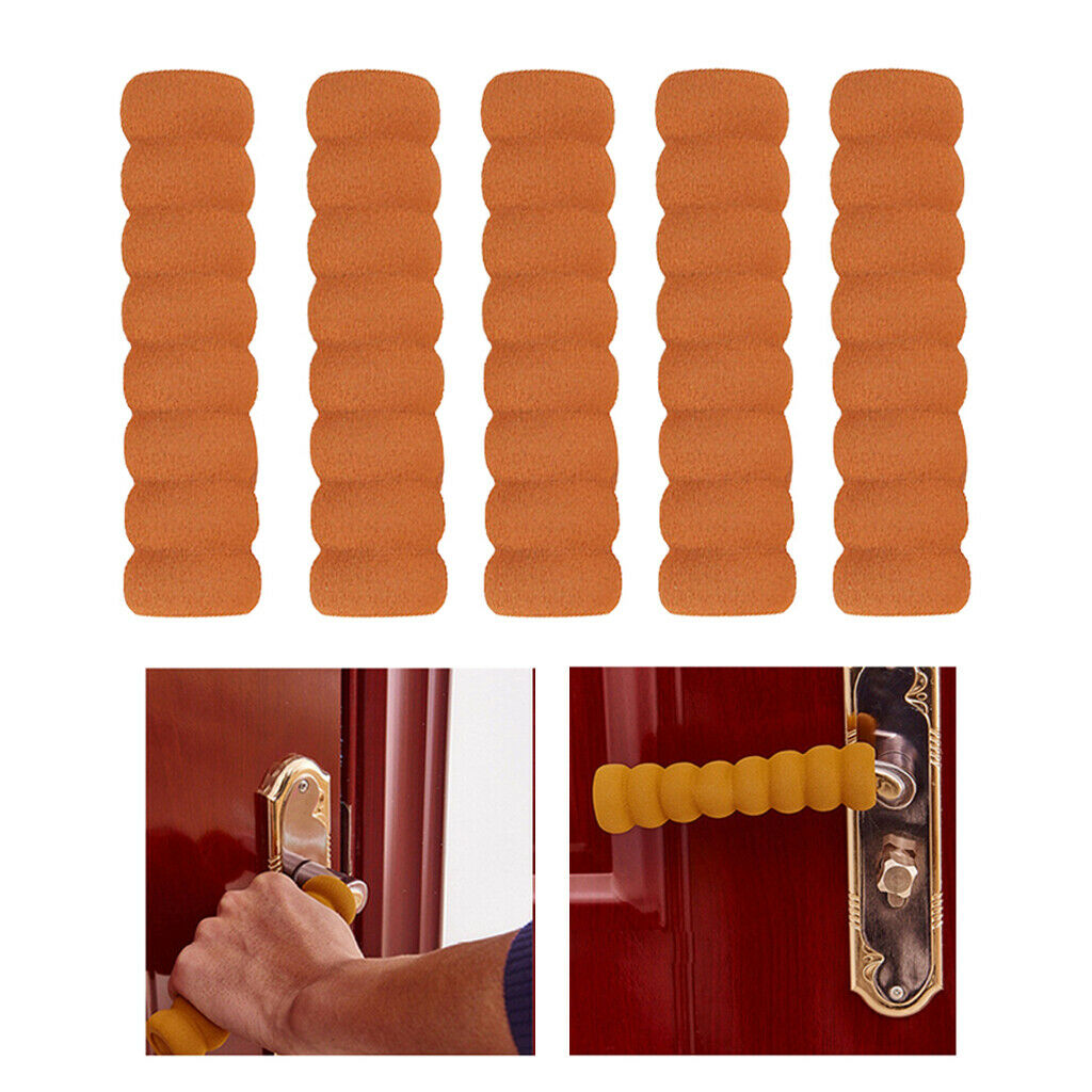 5-pack 5.7inch Soft EVA Foam Door Handle Cover Door Knob Protective Case