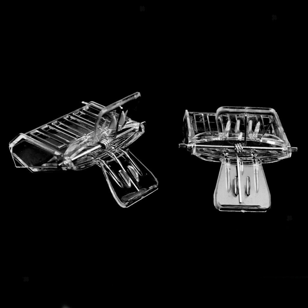 6x Plastic Beekeeping Honey Entrance Feeder + 5 Queen Cage Clip Bee Catcher Tool