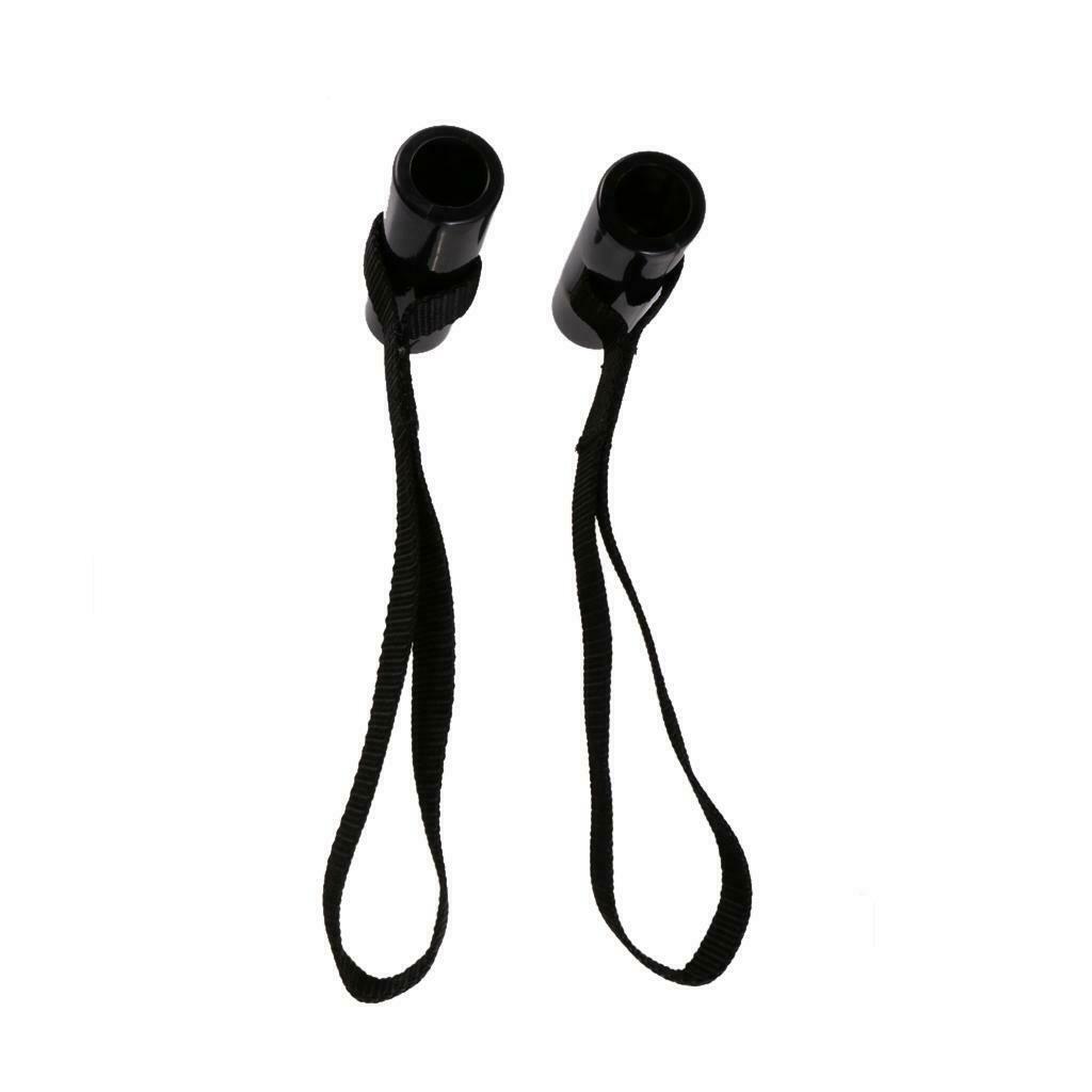 4pcs Loop Anchor Straps Under Hood Kayak Canoe Boat Tie Down Black Outdoor
