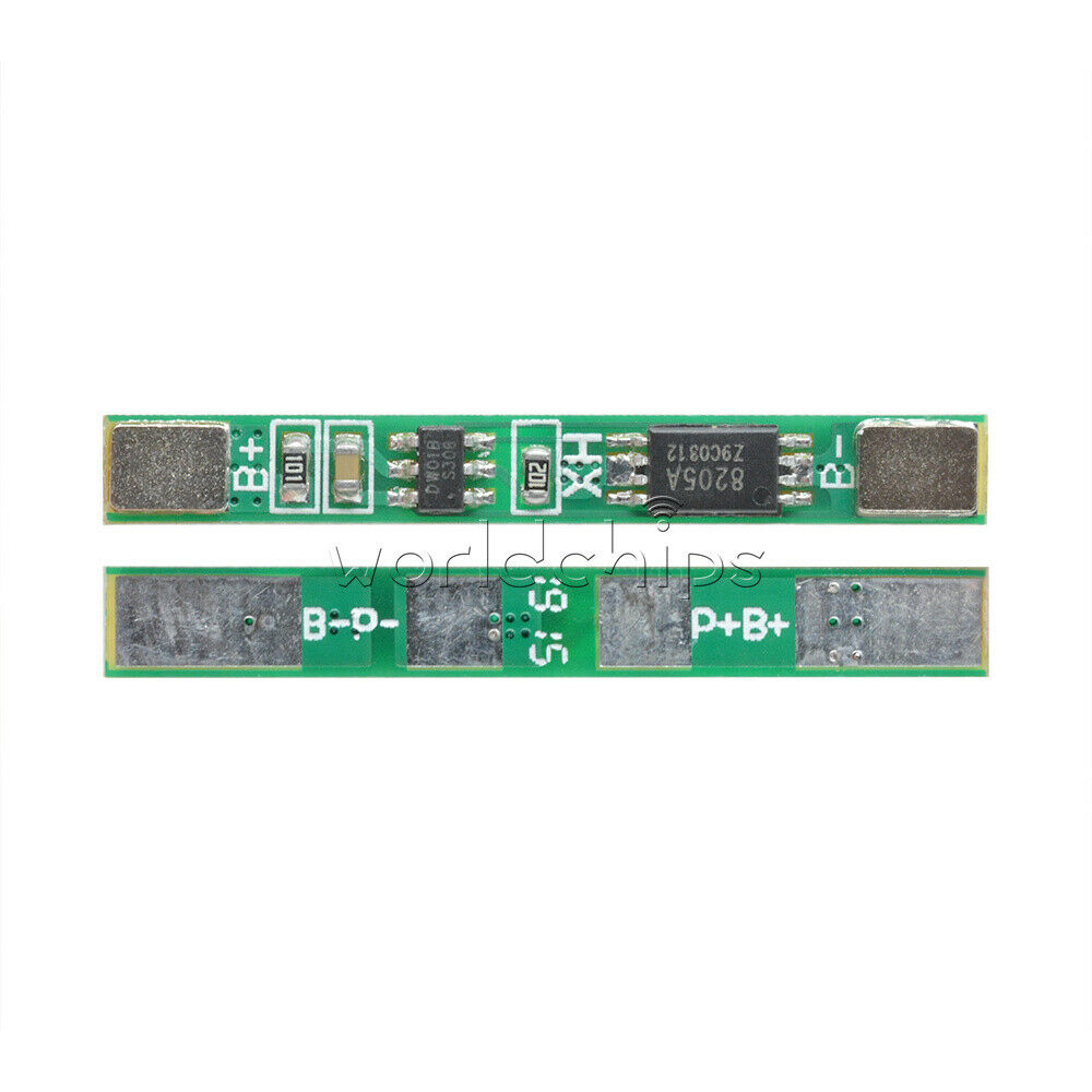 3.7V 1S Lithium Battery Protect Board BMS PCM PCB 2.5A Charge Discharge Module