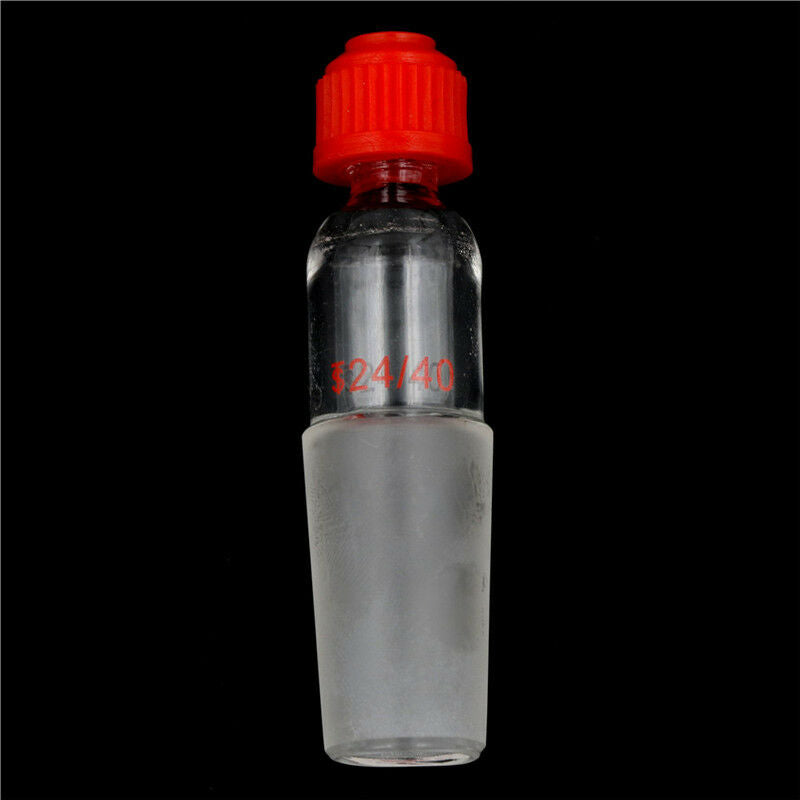 Glass Thermometer Adapter With Thread 24/29 Ground Scock Joint Plastic Screw Lt