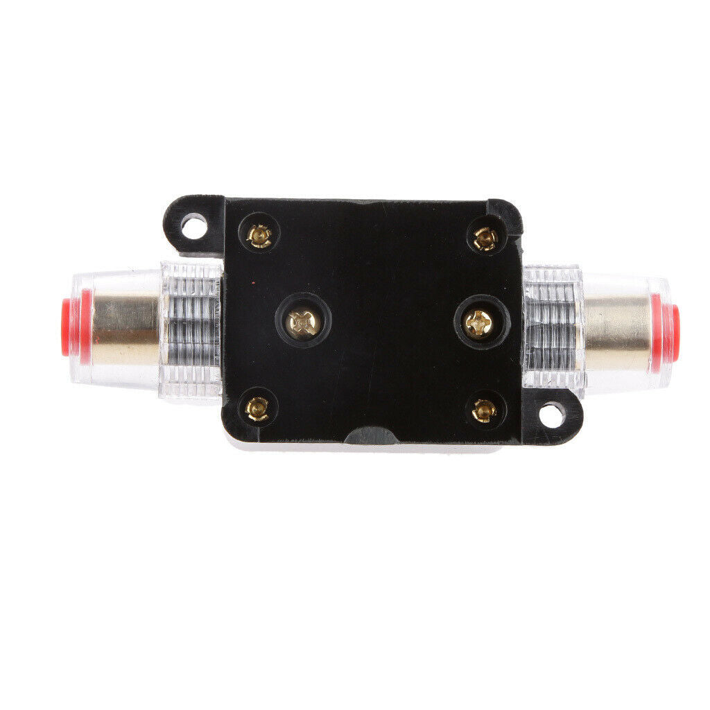 250 Amp In-Line Auto Manual Reset Circuit Breaker Car Stereo Audio Fuse 12V