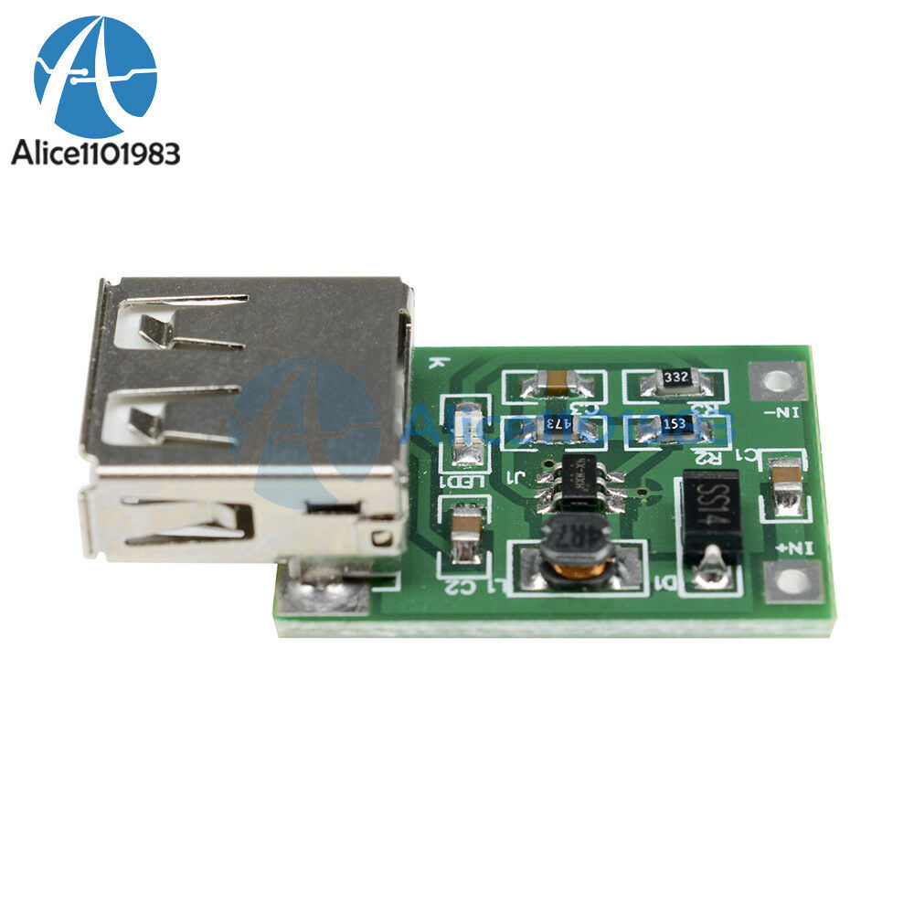 DC-DC 0.9V-5V to 5V 600MA Step-Up Booster USB Mobile Power Supply Module