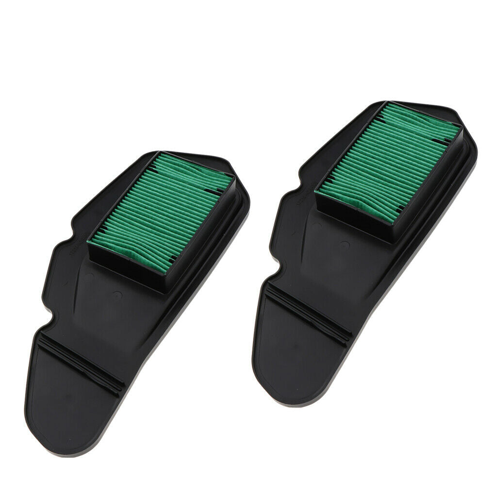 2pcs Green Set -Motorcycle Air Filter Element Cleaner For  PCX 150