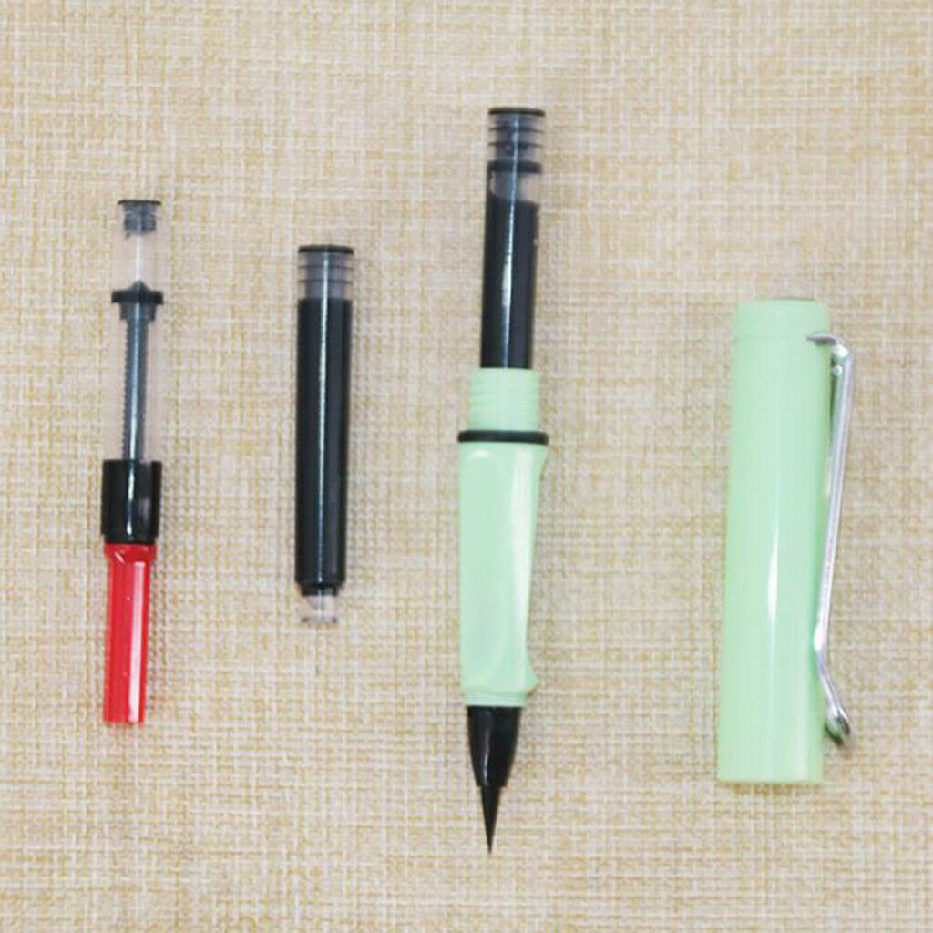 2pcs Fountain Ink Brush Pen For Sumi Calligraphy Painting Drawing Writing