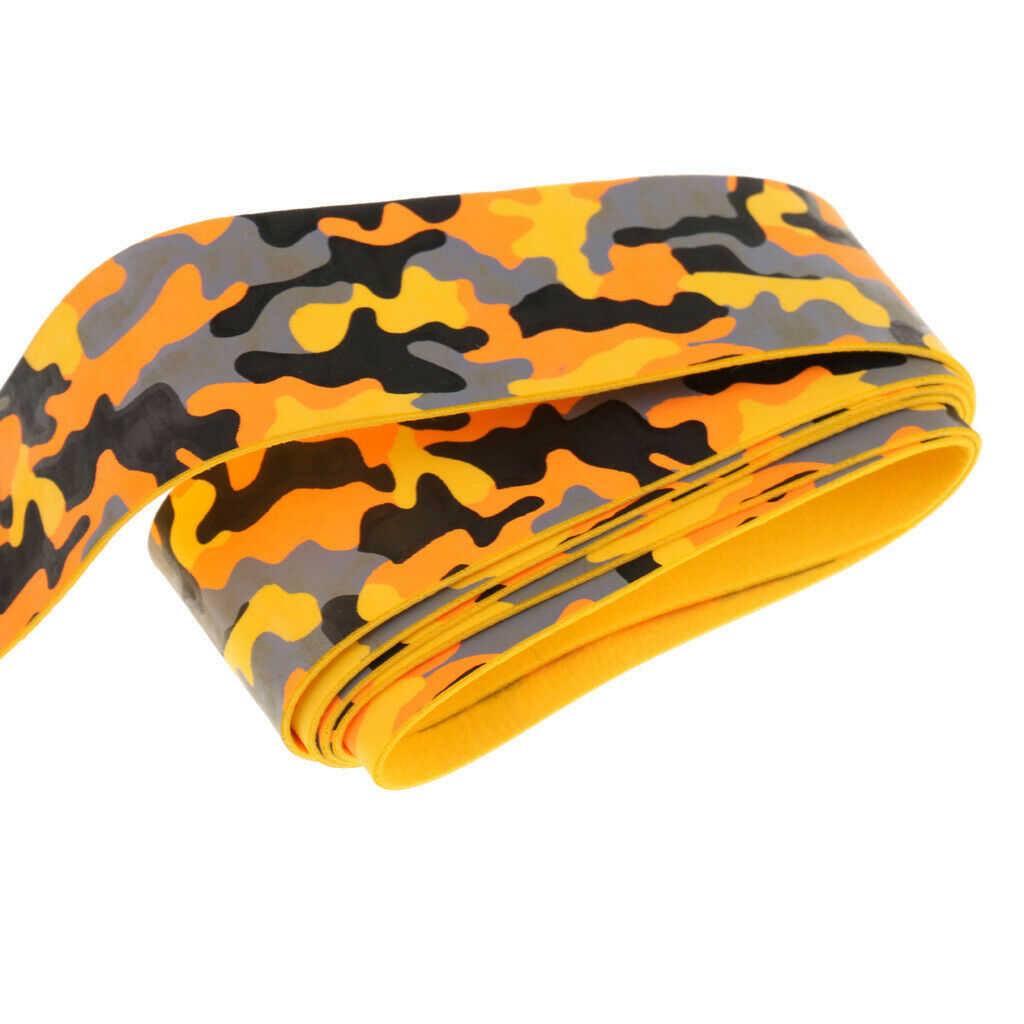 Anti-slip Squash/ Tennis Bat Overgrip Racket Grip Tape Yellow and Orange