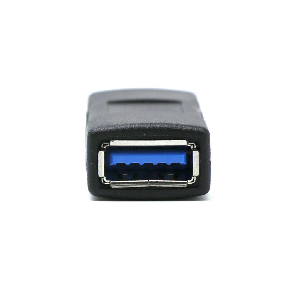 5Pcs USB 3.0 Type A Female to Female Adapter Coupler Changer Connector Black
