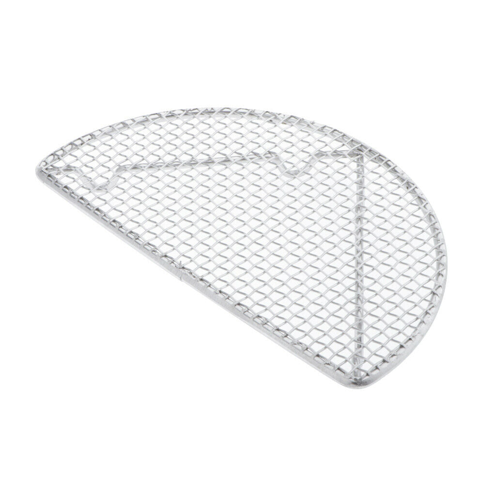 Set of 4 Stainless Steel Holes BBQ Grill Net Rack Outdoor Heat Resistance