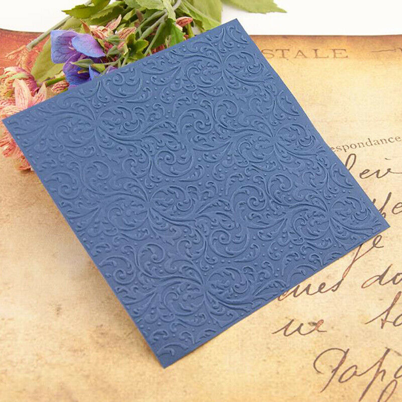 Plastic Embossing Folder For Scrapbooking DIY Photo Album Card 15x15.l8