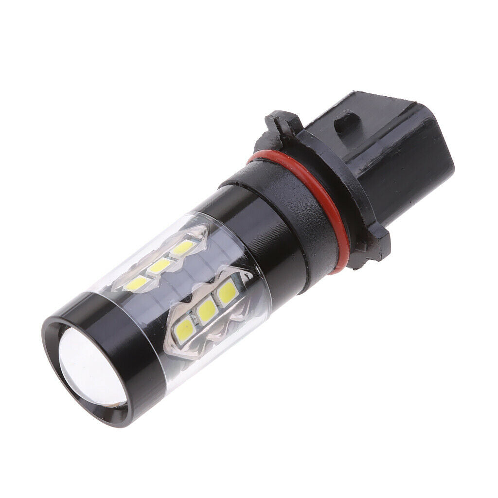 2pcs HID White High Power P13W COB LED DRL Fog Lights Bulbs For Chevrolet