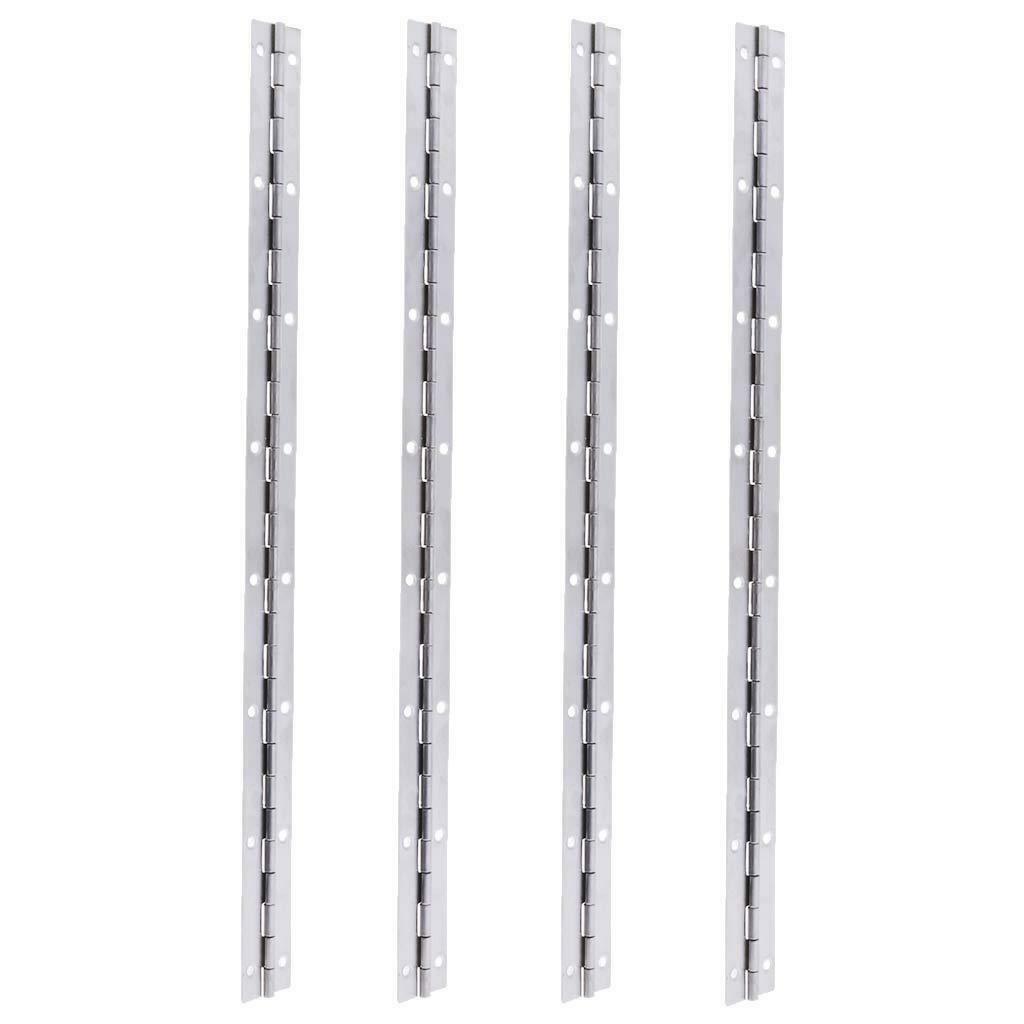 4pcs 15''x1'' Boat Piano Hinge Stainless Marine Deck & Cabin Hardware Single