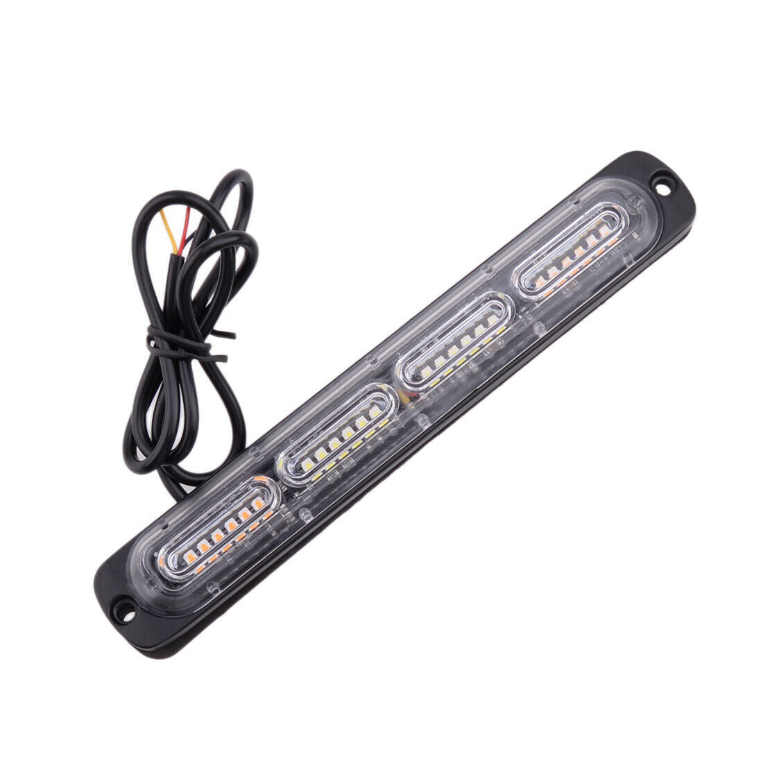2x ABS LED Car Truck Emergency Warning Hazard Flash Strobe Side Light Bar