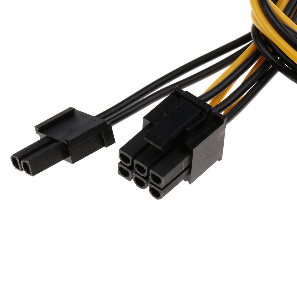 5X PCI-e  Female to Dual 8 (6+2pin)pin Male Graphics Video Card Power Extension