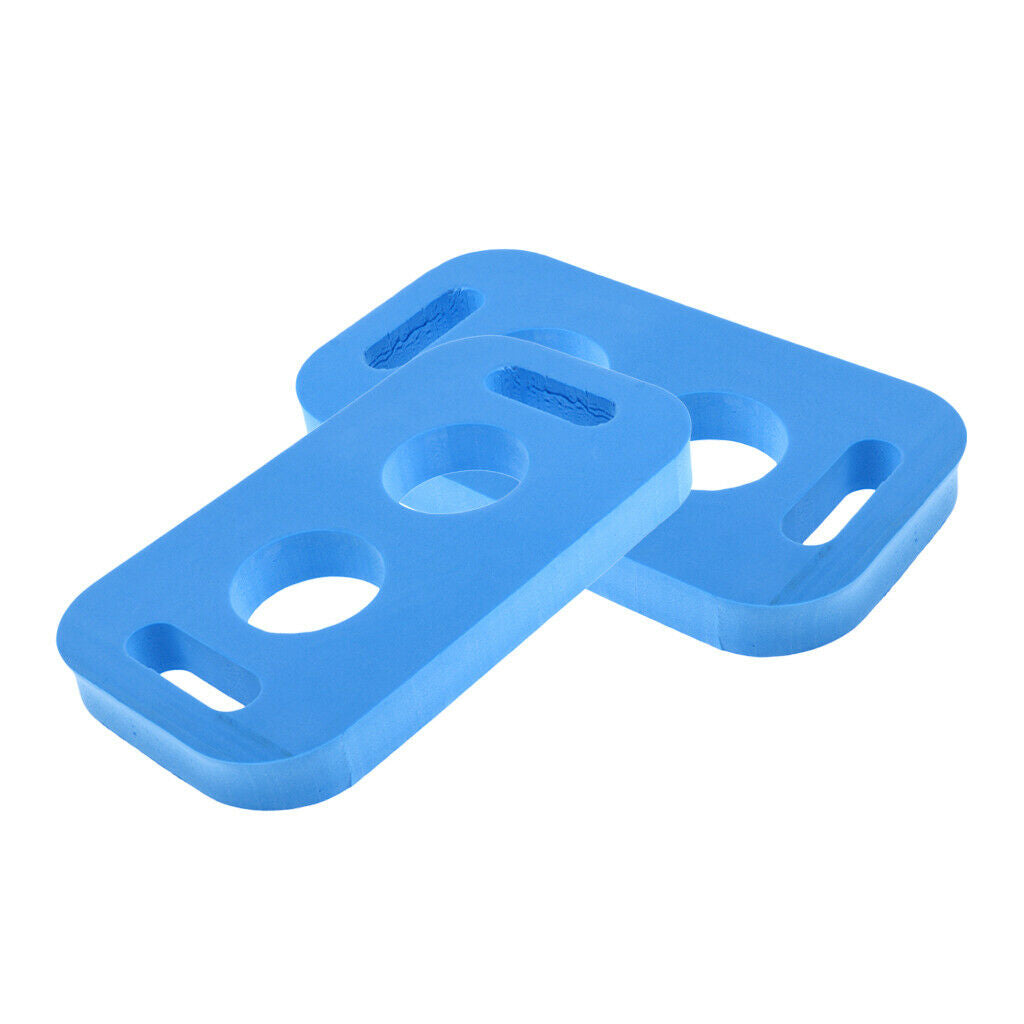 2x Swimming Noodle Connector Holed Pool Training Aid Swim Set Blue