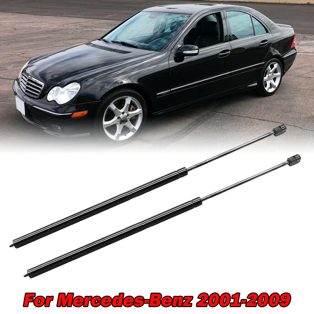 2X Front Hood Lift Supports Struts Fits Mercedes-Benz C230/240/280/320 AMG 01-09