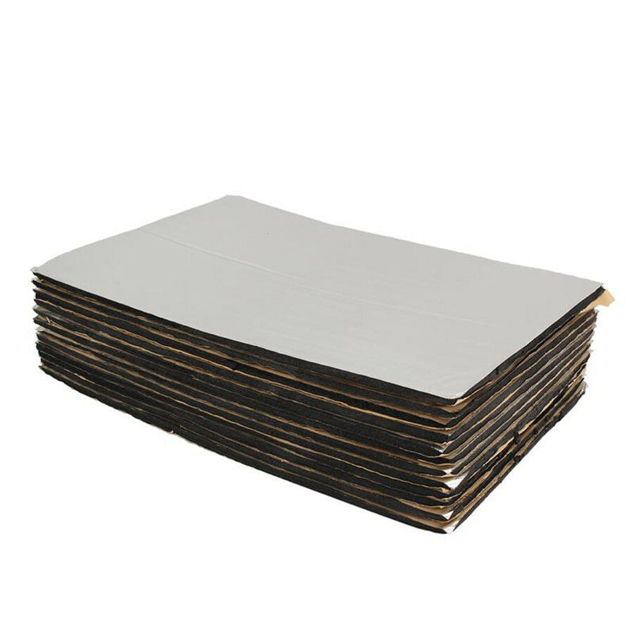 12Pcs 10mm Car Firewall Sound Deadener Heat Insulation Deadening Material Mat