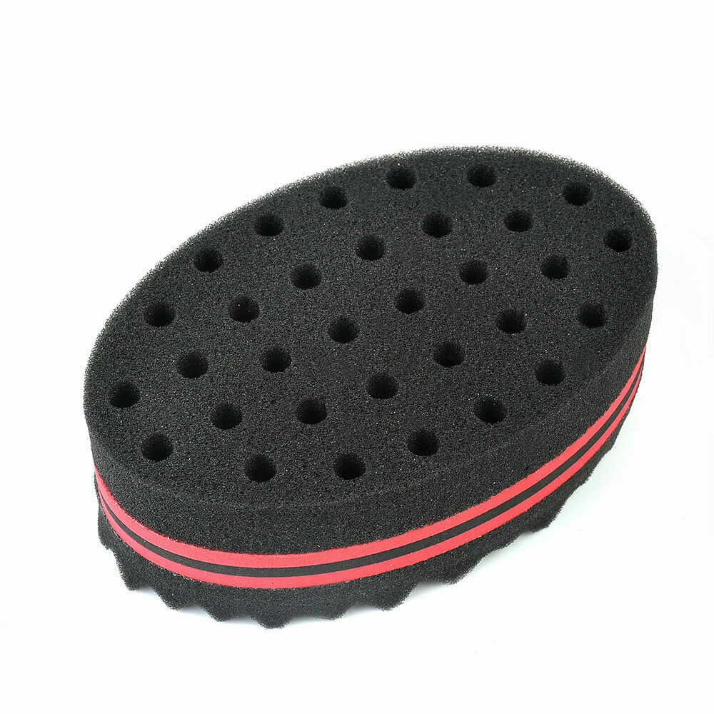 2021 NEW Black Double Sided Hair Sponge Brush Tool