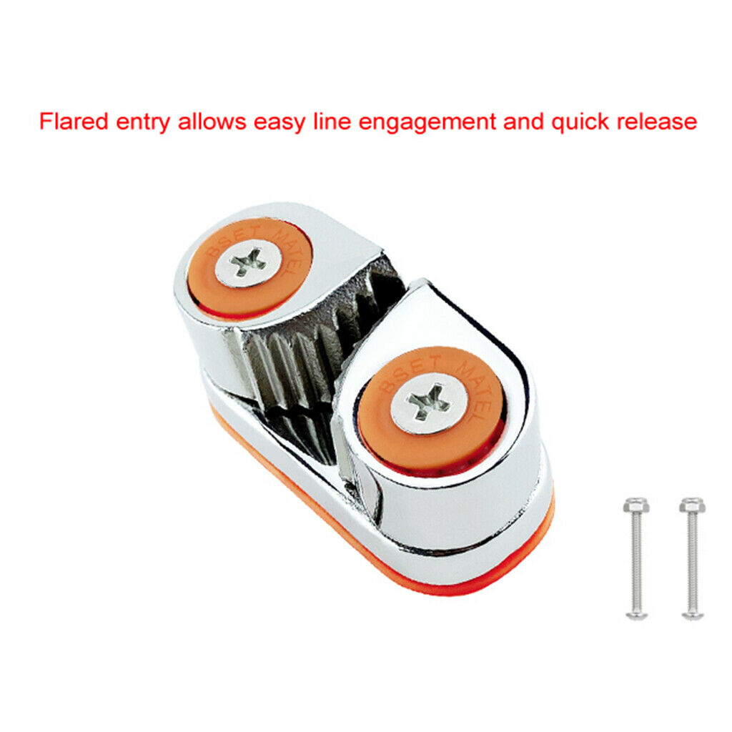 Heavy Duty Boat Ball Cam Cleat Boat Dinghy Cam Cleat for 3-12 Dia. Rope