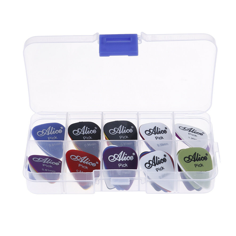 40 Guitar Picks Acoustic Electric Bass Pic Plectrum Mediator MusicalInstrumen TL
