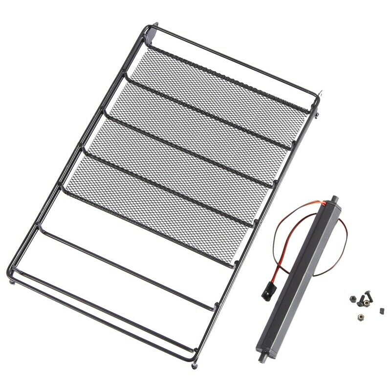 RC Spare Parts P860016 Roof Rack with Light Bar for RGT EX86100 Rock Cruiser RY6