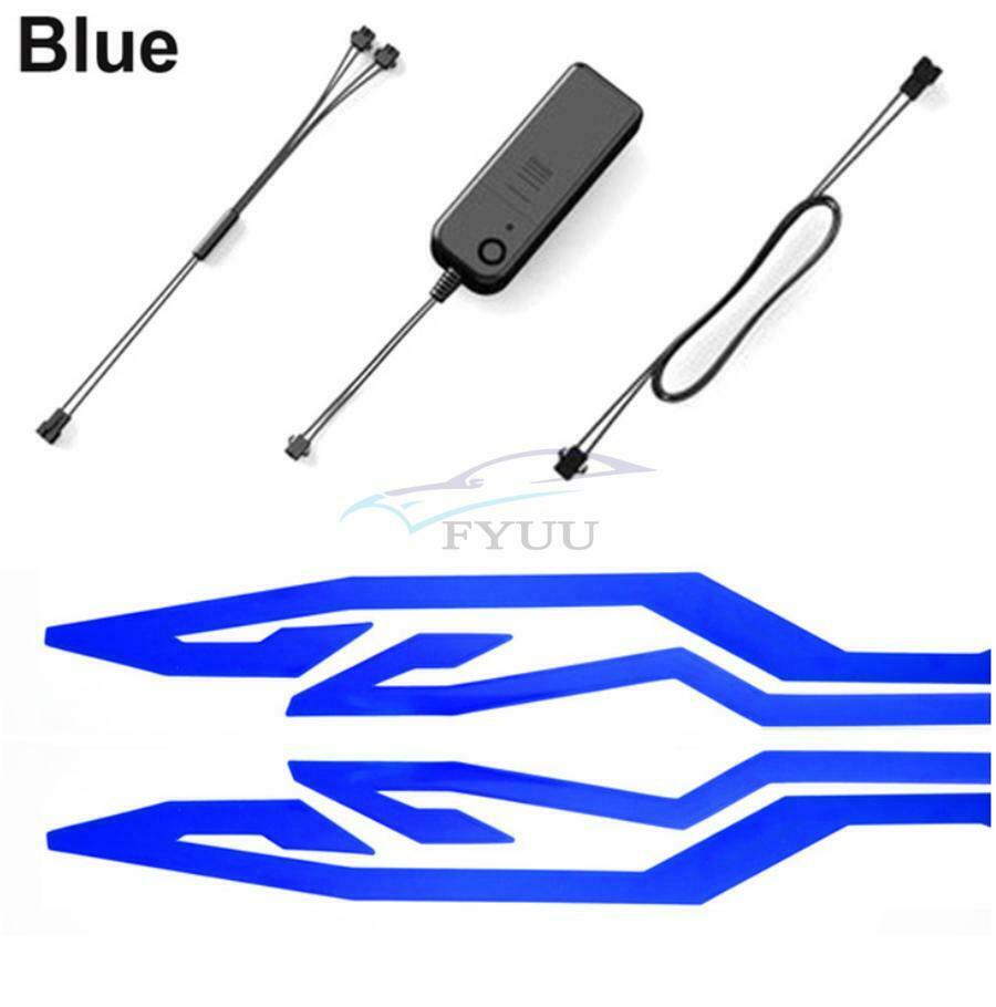 Mode Motorcycle Bike LED Signal Helmet Light Night Light Riding Decorative Strip